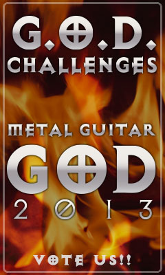 G.O.D. Challenges METAL GUITAR GOD 2013